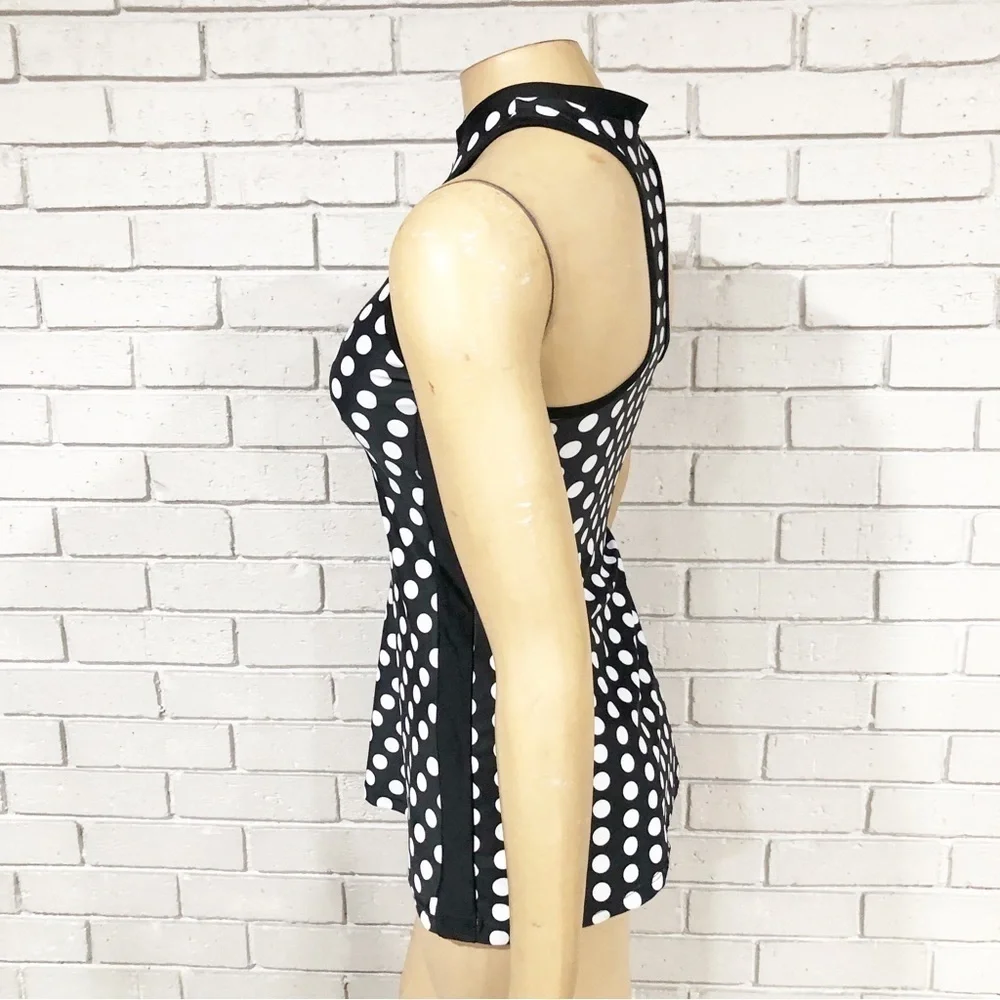 Polka Dot Women’s Sleeveless‎ Swim Top